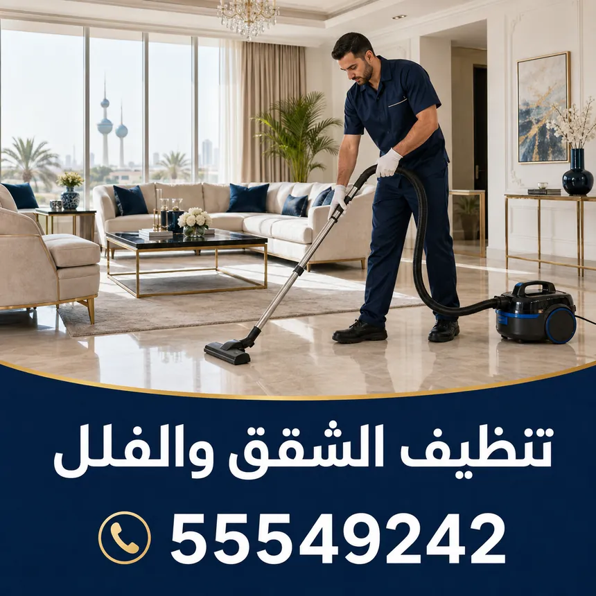 تنظيف الشقق والفلل في الكويت
