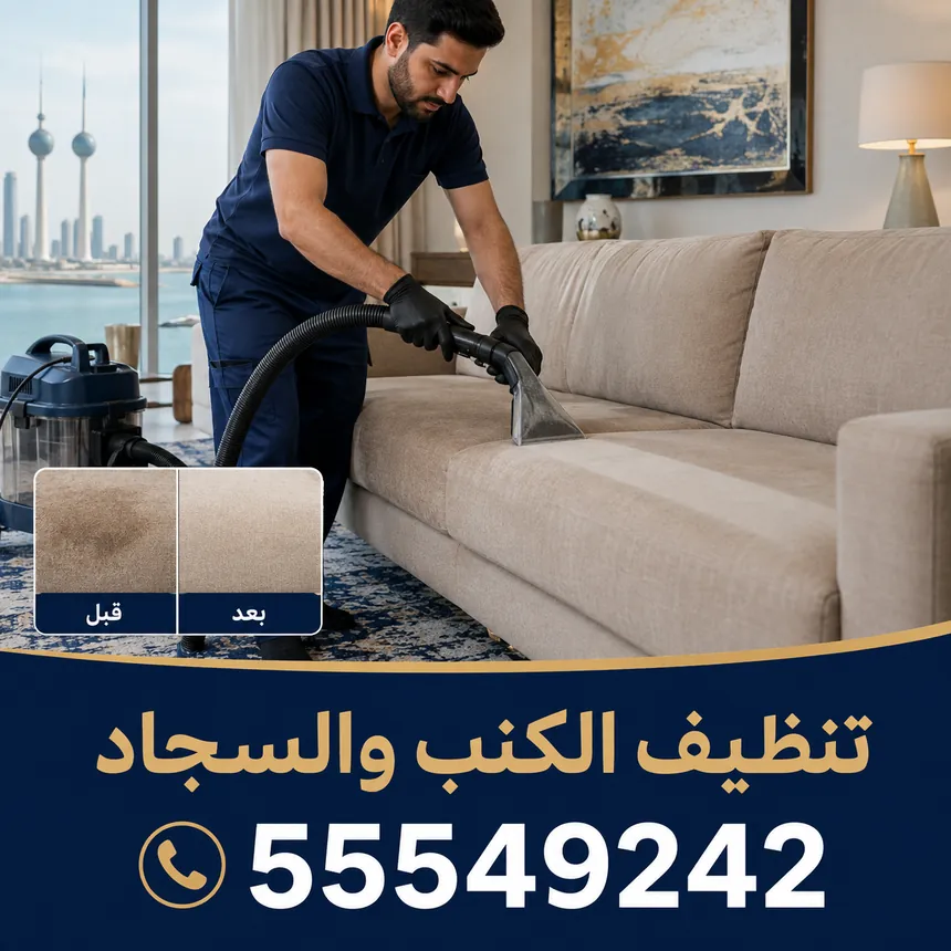 تنظيف الكنب والسجاد